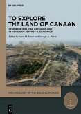 To Explore the Land of Canaan (eBook, PDF)