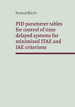PID parameter tables for control of time delayed systems for minimized ITAE and IAE criterions - Büchi, Roland