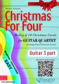 Guitar 3 part "Christmas For Four" for Easy Guitar Quartet (fixed-layout eBook, ePUB)