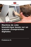 Machine de vote biométrique basée sur un scanner d'empreintes digitales
