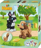 Hama 3253 - Geschenkpackung 3D Hund und Katze, ca. 2500 Midi-Bügelperlen, Stiftplatte und Zubehör