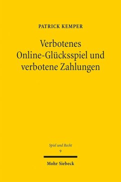 Verbotenes Online-Glücksspiel und verbotene Zahlungen - Kemper, Patrick