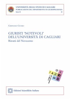 Giuristi ‘notevoli’ dell’Università di Cagliari (eBook, PDF) - Cicero, Cristiano