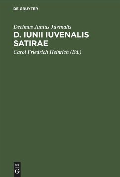 D. Iunii Iuvenalis Satirae - Juvenalis, Decimus Junius