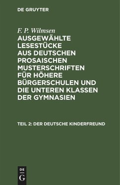 Der deutsche Kinderfreund, Teil 2 - Wilmsen, F. P.