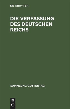 Die Verfassung des Deutschen Reichs