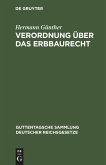 Verordnung über das Erbbaurecht