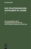 Die Aufgaben in den Jahren 1885 bis 88 für die Rechstpraktikanten in der Pfalz