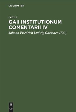 Gaii Institutionum Comentarii IV - Gaius