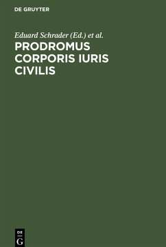 Prodromus corporis iuris civilis