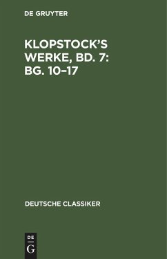 Klopstock¿s Werke, Bd. 7: Bg. 10¿17