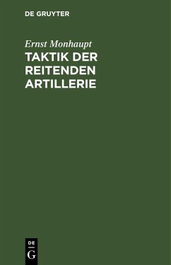 Cover Taktik der reitenden Artillerie