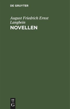 Novellen - Langbein, August Friedrich Ernst