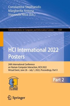 Cover HCI International 2022 Posters (eBook, PDF)