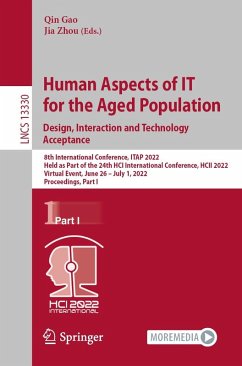 Cover Human Aspects of IT for the Aged Population. Design, Interaction and Technology Acceptance (eBook, PDF)
