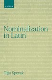 Nominalization in Latin (eBook, PDF)