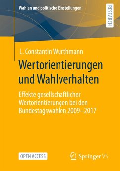 Wertorientierungen und Wahlverhalten - Wurthmann, L. Constantin