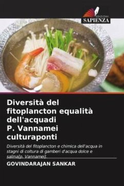 Diversità del fitoplancton equalità dell'acquadi P. Vannamei culturaponti - Sankar, Govindarajan