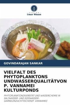 VIELFALT DES PHYTOPLANKTONS UNDWASSERQUALITÄTVON P. VANNAMEI KULTURPONDS - Sankar, Govindarajan