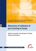 Dimensions of validation of prior learning in Europe (eBook, PDF)