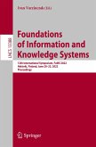 Foundations of Information and Knowledge Systems