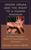Odera Oruka and the Right to a Human Minimum (eBook, ePUB)