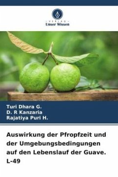 Auswirkung der Pfropfzeit und der Umgebungsbedingungen auf den Lebenslauf der Guave. L-49 - G., Turi Dhara;Kanzaria, D. R;Puri H., Rajatiya