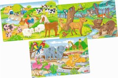 Goki 57377 - Puzzles Tiere