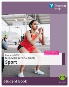 Cover BTEC Tech Award 2022 Sport Student Book