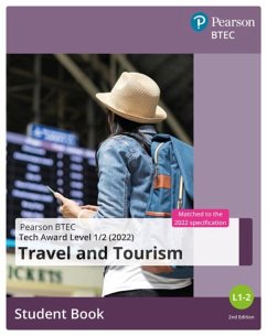 Cover BTEC Tech Award 2022 Travel and Tourism Student Book