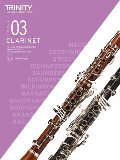 Cover Trinity College London Clarinet Exam Pieces from 2023: Grade 3