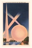 Vintage Journal Trylon and Perisphere, Worlds Fair