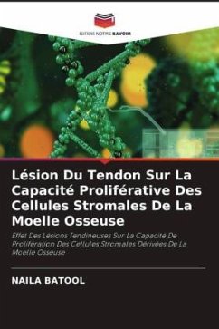 Lésion Du Tendon Sur La Capacité Proliférative Des Cellules Stromales De La Moelle Osseuse - Batool, Naila