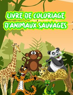 Cover Livre de Coloriage d'Animaux Sauvages