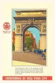 Vintage Journal Landmarks of New York City, Washington Arch
