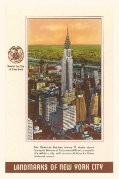 Vintage Journal Landmarks of New York City, Chrysler Building