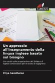 Un approccio all'insegnamento della lingua inglese basato sul bisogno