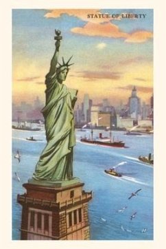 Vintage Journal Statue of Liberty, New York Harbor