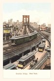 Vintage Journal Brooklyn Bridge, Streetcars