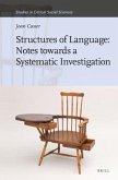 Structures of Language: Notes Towards a Systematic Investigation
