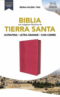 Rvr60, Santa Biblia, Tierra Santa, Ultrafina, Letra Grande, Leathersoft, Fucsia, Con Cierre, Palabras de Jesús En Rojo, Comfort Print - Vida; Rvr 1960- Reina Valera 1960