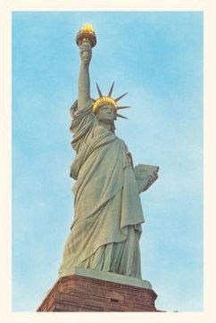 Vintage Journal Statue of Liberty with Lights, New York City