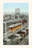 Vintage Journal Elevated Train, New York City