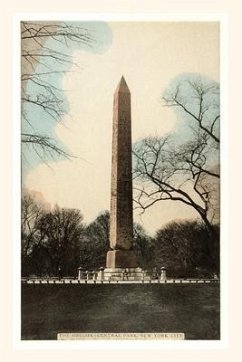 Vintage Journal Cleopatra's Needle, Central Park, New York City