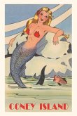 Vintage Journal Coney Island Mermaid