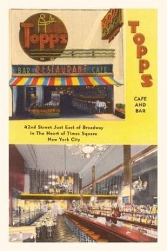 Vintage Journal Topps Cafe & Bar, New York City