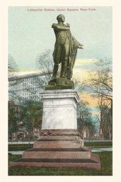 Vintage Journal Lafayette Statue, Union Square, New York City