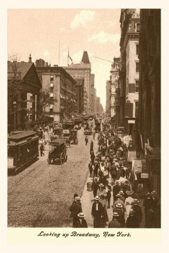 Vintage Journal Vintage View of Broadway, New York City