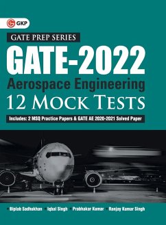 GATE 2022 - Aerospace Engineering - 12 Mock Tests by Biplab Sadhukhan, Iqbal singh, Prabhakar Kumar, Ranjay KR singh - Sadhukhan, Biplab