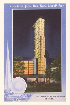 Vintage Journal Greetings from New York World's Fair, Tower of Glass